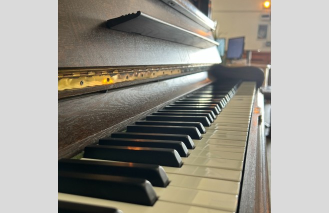 Rippen Dark Oak Wood Largo Upright Piano, Used - All Inclusive Premium Package (SN:130345) - Image 10